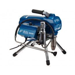 Безвоздушный окрасочный аппарат BULL BAS 2223 в кор. БЕСЩЕТ., 1300 Вт, 2,3 л/мин, 220 Бар