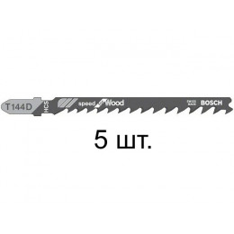 Пилка лобз. по дереву T144D (5 шт.) BOSCH