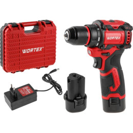 Аккум. дрель-шуруповерт WORTEX BD 1213-1 Dli в чем. 12 В, 40 Н*м, 2х2 А*ч, БЗП 10 мм