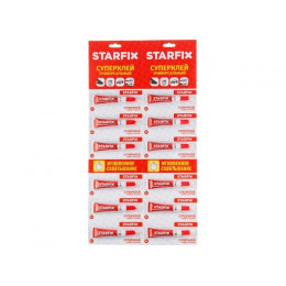 Суперклей универсальный STARFIX, (12шт. х 3гр.)