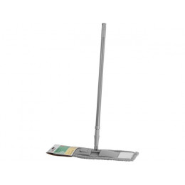 Швабра для пола с насадкой из микрофибры Solid, серая, PERFECTO LINEA