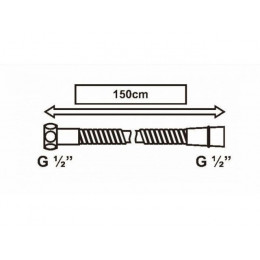 Душевая лейка со шлангом и держателем E-009 eCON