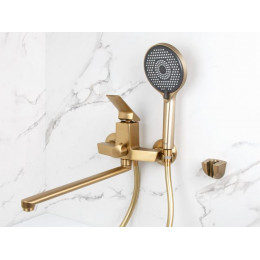 Смеситель для ванны (Lt) D35, серия Lily бронза, a-five