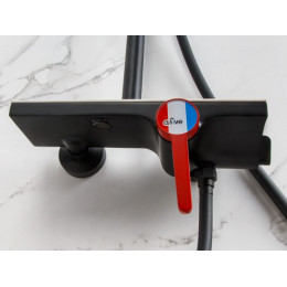 Душевая система (Lt) D35, серия Rose черный + красный, a-five