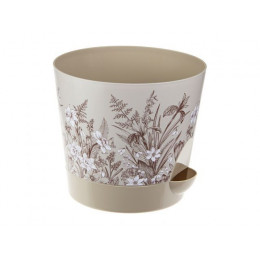 Кашпо НИКА ДЕКО 0,8л с прикорневым поливом (лаванда) IDEA