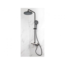 Душевая система (Lt) D35, серия Rose черный + белый, a-five