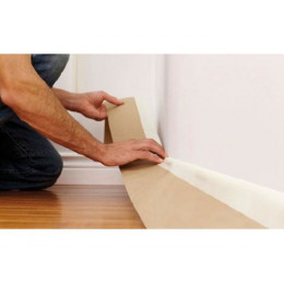 Бумага защитная с малярной лентой 18смх20м ZOOM