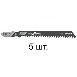 Пилка лобз. по дереву T111C (5 шт.) BOSCH