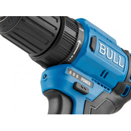 Аккум. дрель-шуруповерт BULL SR 1203 в чем. БЕСЩЕТ., 12 В, 37 Н*м, 2*2 А*ч акб, БЗП 10 мм