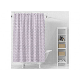 Шторка для ванной (12 колец в комплекте), 180x180 см, Secret, розы, PERFECTO LINEA