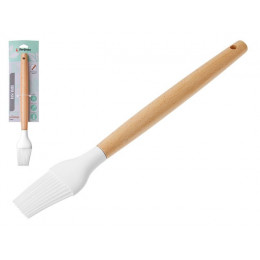 Кисточка силиконовая, EcoVillage, белая, PERFECTO LINEA