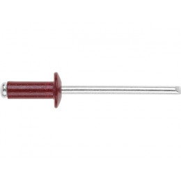 Заклепка вытяжная 3.2х8 мм алюминий/сталь, RAL 3011 (1000 шт в карт. уп.) STARFIX