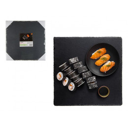 Блюдо для подачи сервировочное 30х30 см, сланец, PERFECTO LINEA