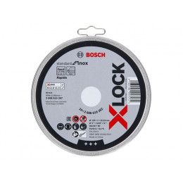 Круг отрезной 125х1.0x22.2 мм для нерж. стали X-LOCK Standard BOSCH (10 шт.)