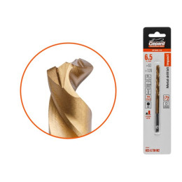 Сверло по металлу шестигр. 6.5х63х120 мм HSS-G TIN GEPARD