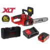 Аккум. пила цепная WORTEX CEC 3018-1 в чем.  XLT SET БЕСЩЁТ., 18 В, 30 см