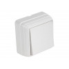 Выключатель 1-клав. (открытый) белый, BRON, MUTLUSAN