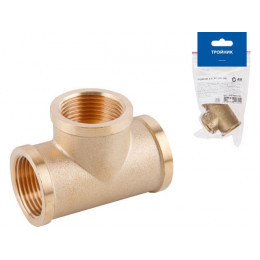 Тройник 3/4" вн.-вн.-вн., AV Engineering (инд.упак.)