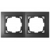 Рамка 2-местная графит, Уют, BYLECTRICA