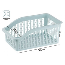 Корзинка 26х15х12 см, KLINKO, голубая лагуна, PERFECTO LINEA
