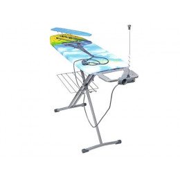 Доска гладильная НИКА 9 (металл 1220 х 400), подрукавн,подс.п/утюг, полка д/белья, удлин+держ, NIKA