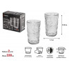 Набор стаканов, 2 шт., 330 мл, серия Frosty Ice, PERFECTO LINEA