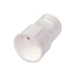 Розетка 1-ая переносная (б/з, 16А, 250В) белая, BYLECTRICA