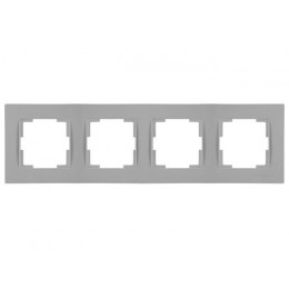 Рамка 4-ая горизонтальная серая, RITA, MUTLUSAN