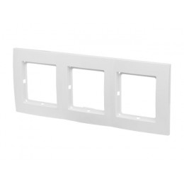 Рамка 3-местная белая, Стандарт, Юпитер