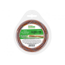 Леска ф 3.0 мм х 15 м витой квадрат сеч. ALULON TWIST STARTUL GARDEN