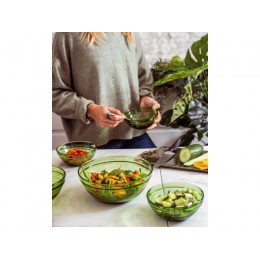 Салатник стеклянный, 205 мм, серия Vert Green, DURALEX (Франция)