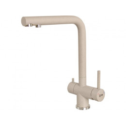 Смеситель для кухни (SUS 304) D35, серия ZAR с краном для пит. воды гранит AV Engineering