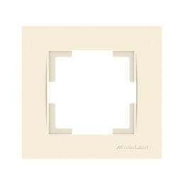Рамка 1-ая кремовая, RITA, MUTLUSAN