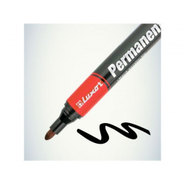 Маркер промышл. перманентный фетровый черный LUXOR 250