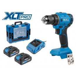 Аккум. дрель-шуруповерт BULL SR 1803 Xcase XLTpro БЕСЩЕТ., 2x2 А*ч, 18 В, 45 Н*м, БЗП 10 мм