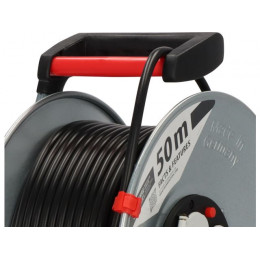 Удлинитель на катушке 50м (4 роз., 3.3кВт, метал. катушка, с/з) Brennenstuhl Garant