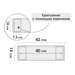 Сменная насадка для швабры из микрофибры Solid, серая, PERFECTO LINEA