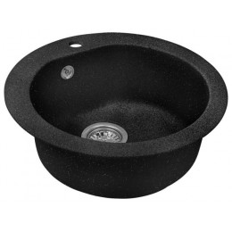 Мойка кухонная из искусственного камня GOLD черный 505х505 мм, AV Engineering