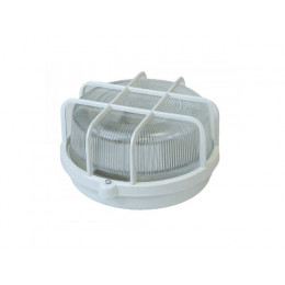 Светильник круг/белый/решетка 100Вт, IP53 (НБП 01-100-003) Юпитер