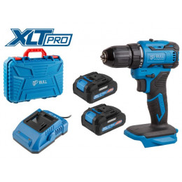 Аккум. дрель-шуруповерт BULL SR 1804 в чем. XLTpro БЕСЩЕТ., Импульс., 18 В, 45 Н*м, 2х2 А*ч, з/у 2 А