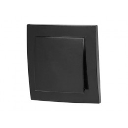 Выключатель 1 клав. (cкрытый, 6А) черный, Стандарт, Юпитер