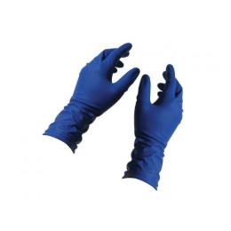 Перчатки латексные хозяйственные повыш. прочн. High Risk р. 7(S)