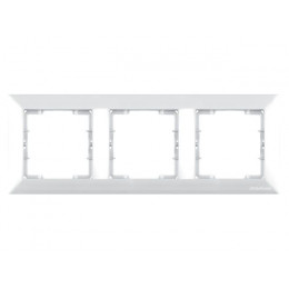 Рамка 3-ая горизонтальная белая, DARIA, MUTLUSAN