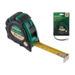 Рулетка  3м/19мм обрезин. корп. ВОЛАТ