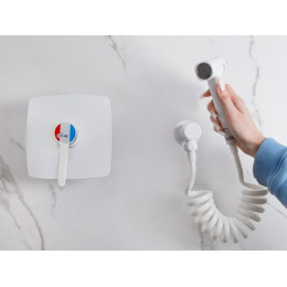 Смеситель для биде (Lt) D35, серия Lotus белый, a-five