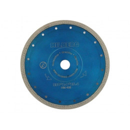 Алмазный круг 230х25,4/22,23 мм по керамике сплошн.ультратонкий Turbo HILBERG