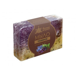 Мыло глицериновое ручной работы "Шалфей и лаванда" 100 г, "Банные штучки"