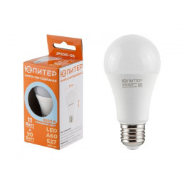 Лампа светодиодная A60 СТАНДАРТ 11 Вт 170-240В E27 4000К ЮПИТЕР