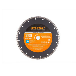 Алмазный круг 230х22 мм универс. Turbo MASTER STARTUL