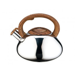 Чайник со свистком, нержавеющая сталь, 3.0 л, Hibiscus, PERFECTO LINEA